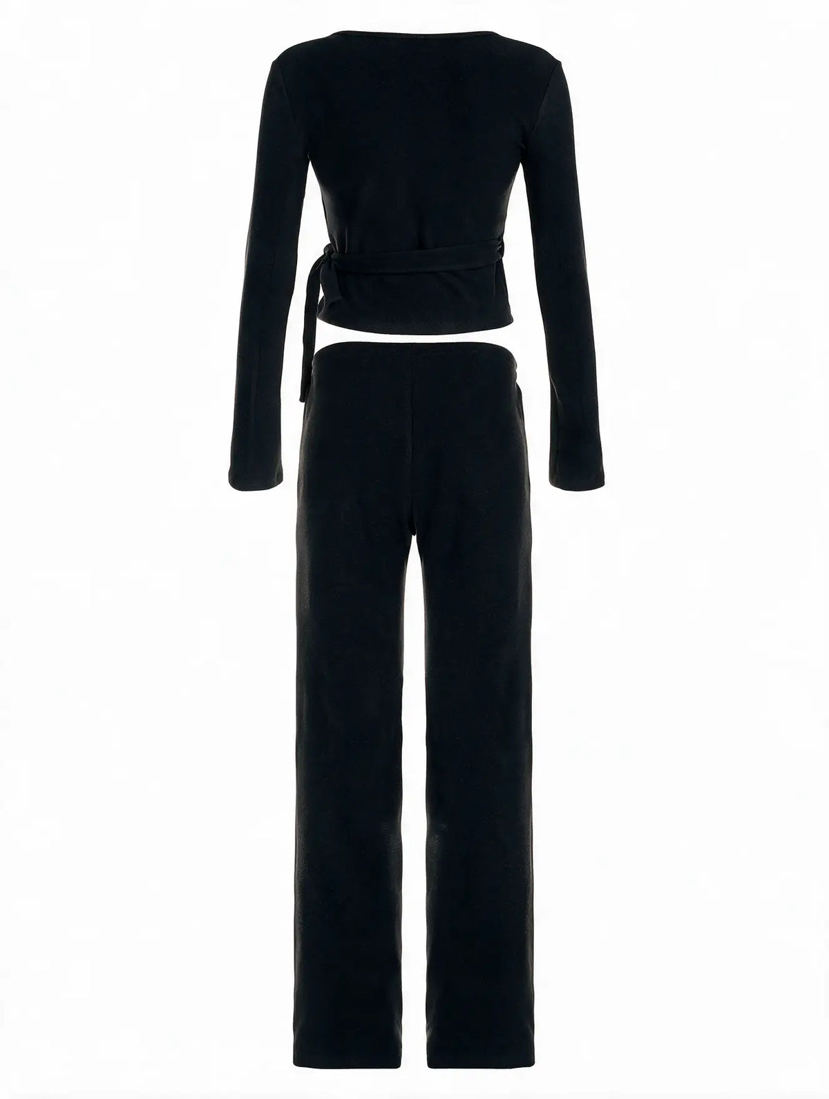 Fleece-Lined Drawstring Lounge Set