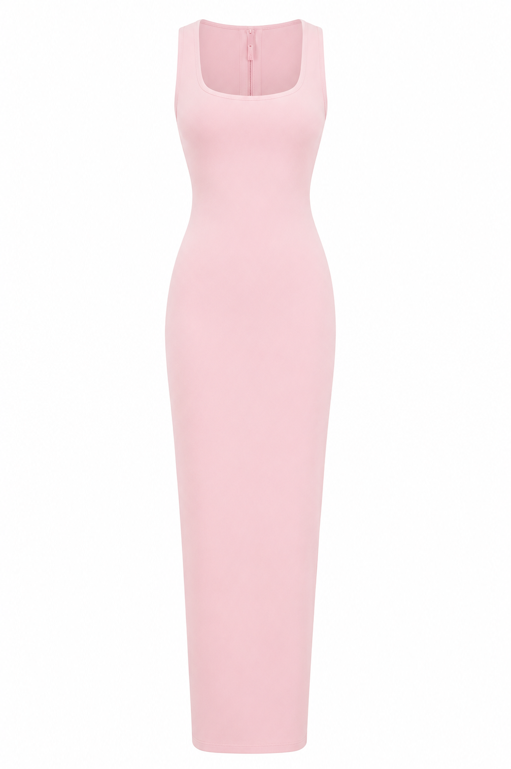 U-Neck Slit Maxi Dress