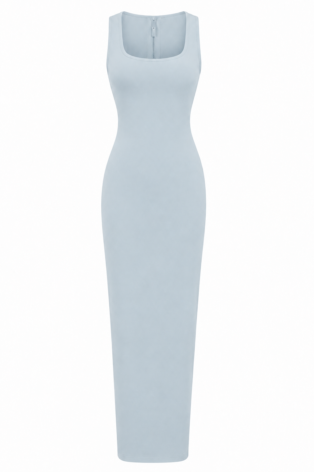 U-Neck Slit Maxi Dress