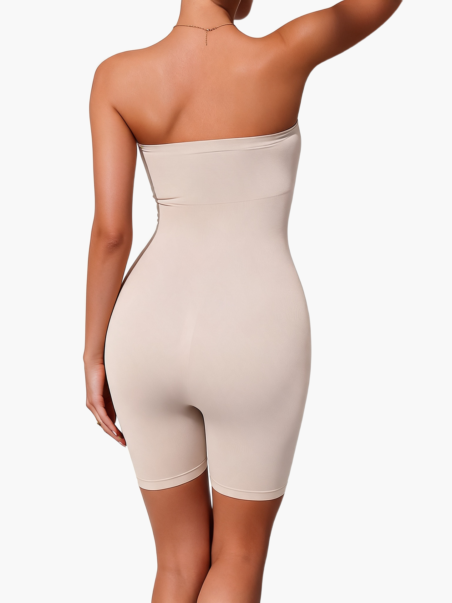 Strapless Tummy Control Body Shaper — F8F8F8 4