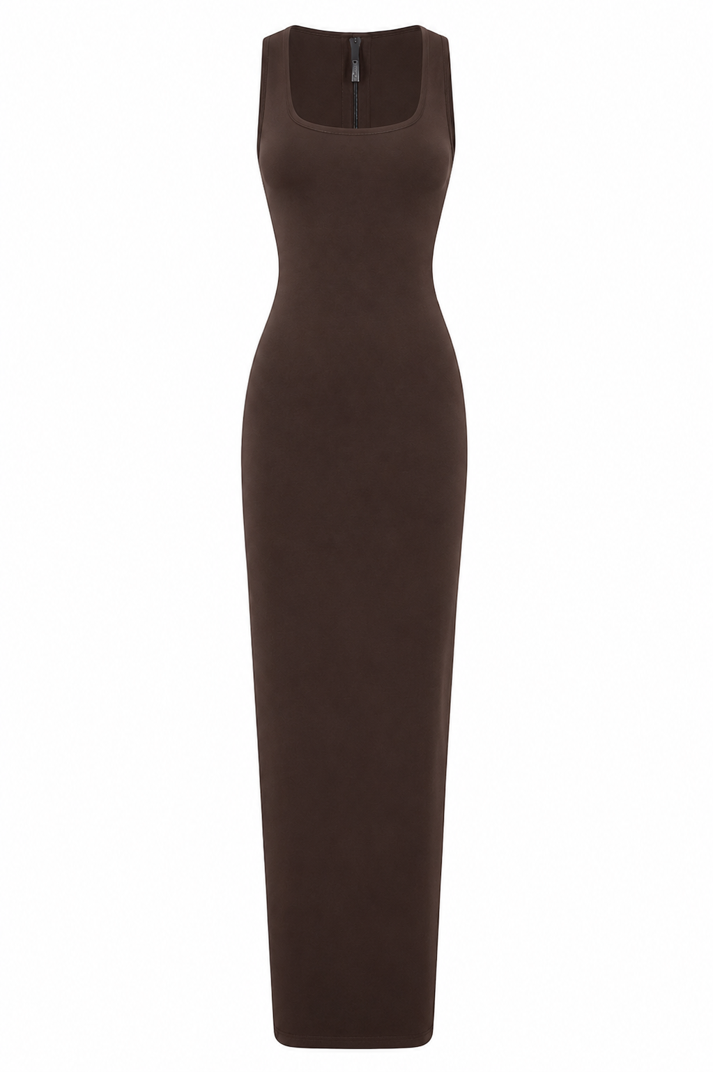 U-Neck Slit Maxi Dress