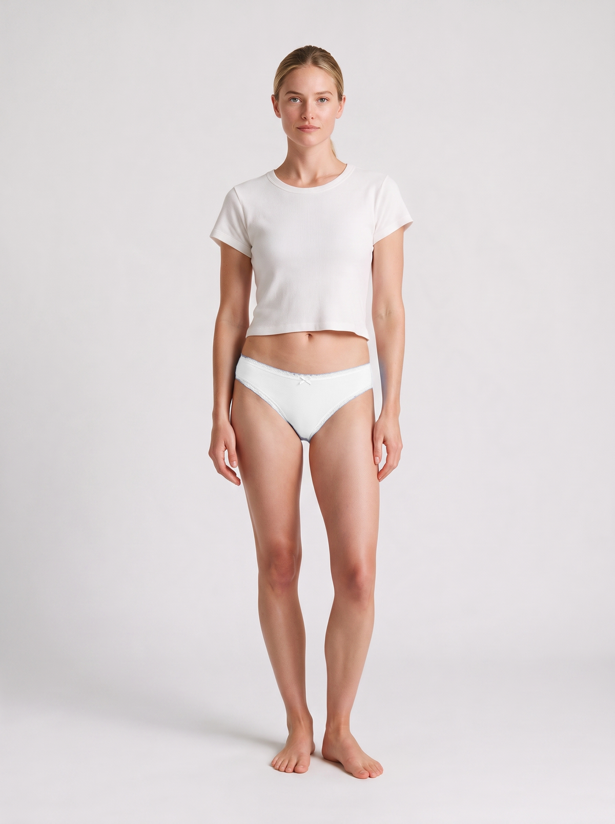 Cotton Lace Brief