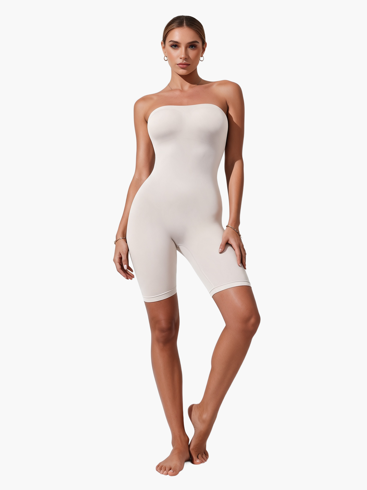 Strapless Tummy Control Body Shaper — F8F8F8 7