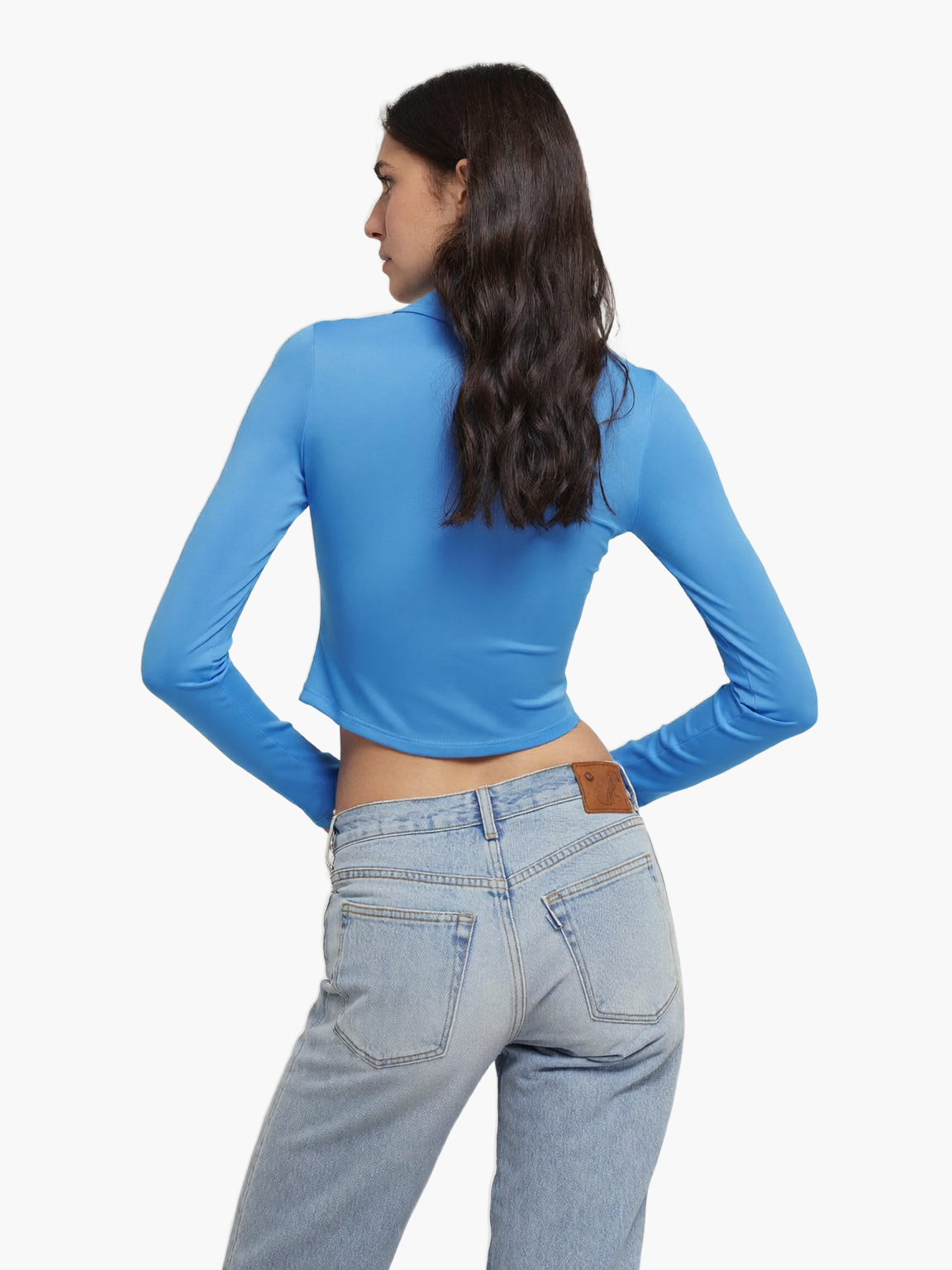 Slim Fit Long Sleeve Top — F8F8F8 10