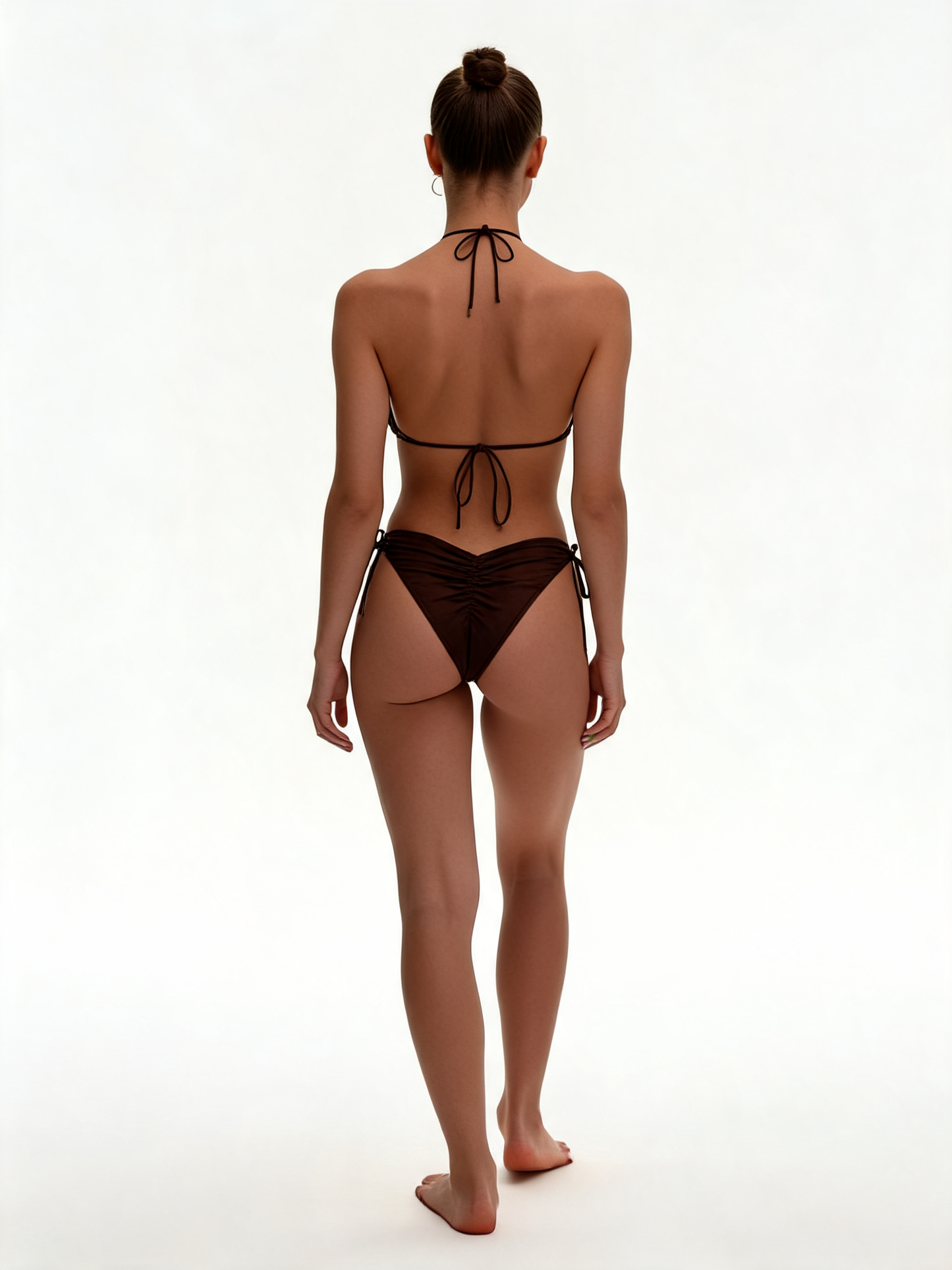 Solid Colour Bikini Set