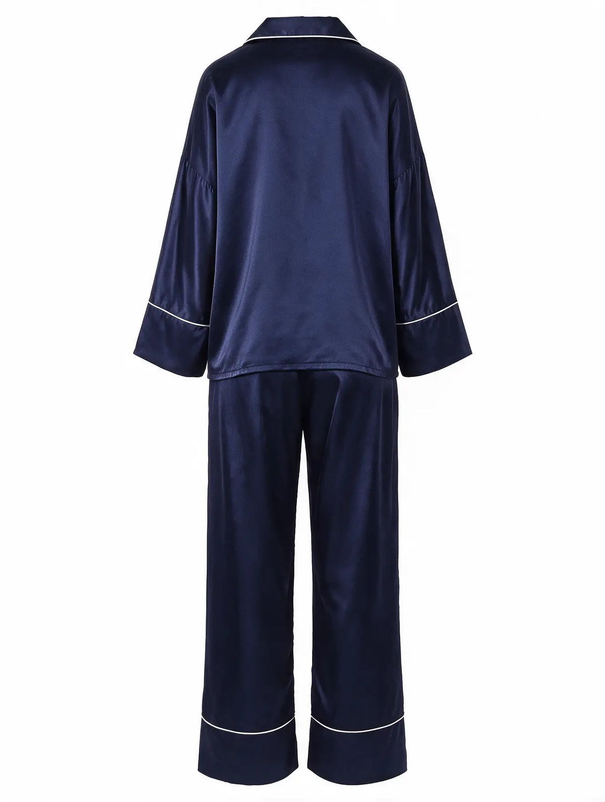Satin Long Sleeve Pajama Set