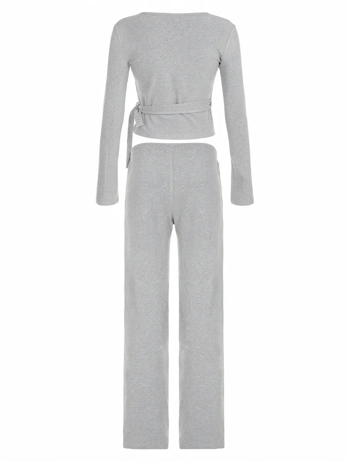 Fleece-Lined Drawstring Lounge Set