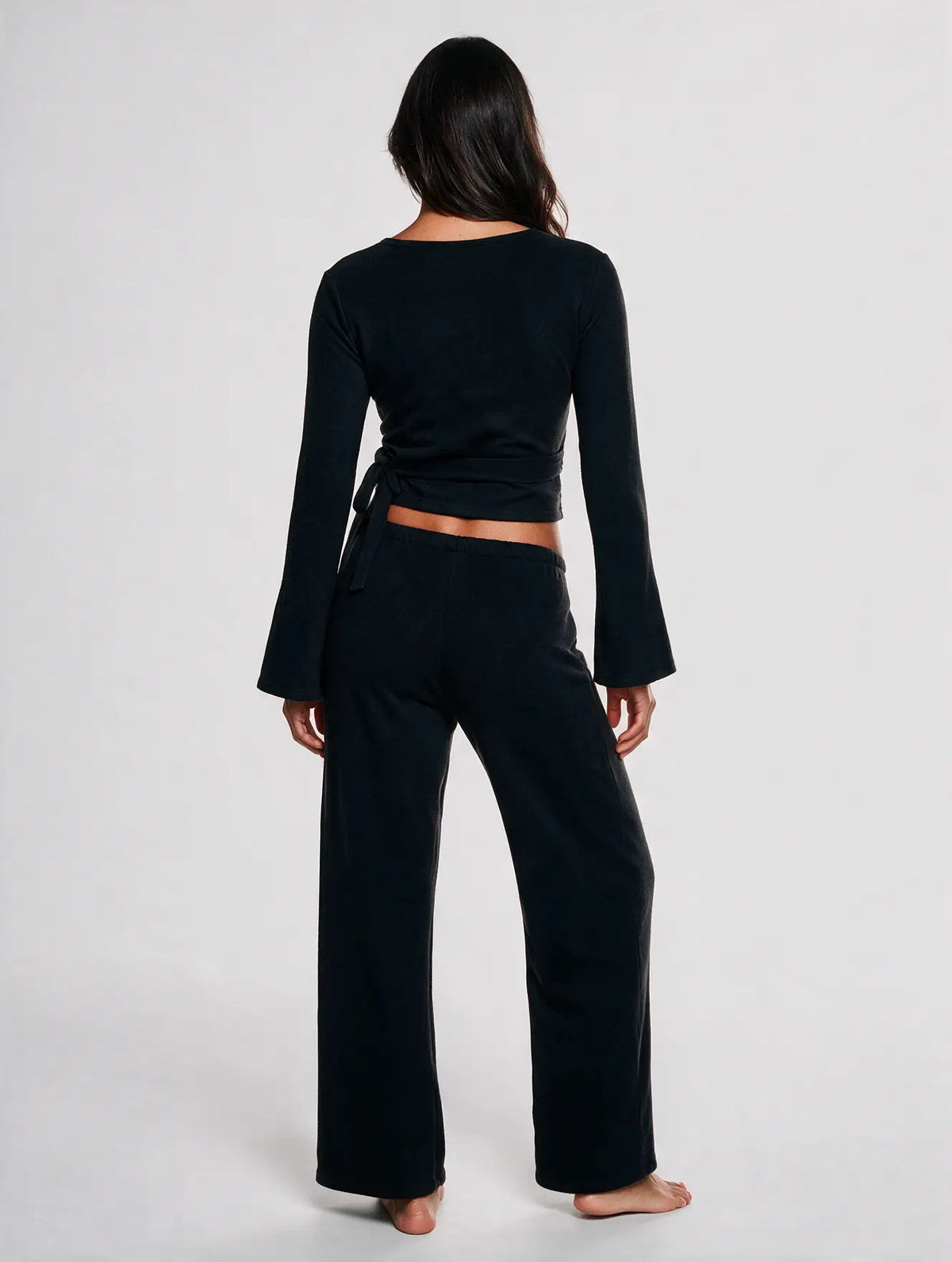 Fleece-Lined Drawstring Lounge Set