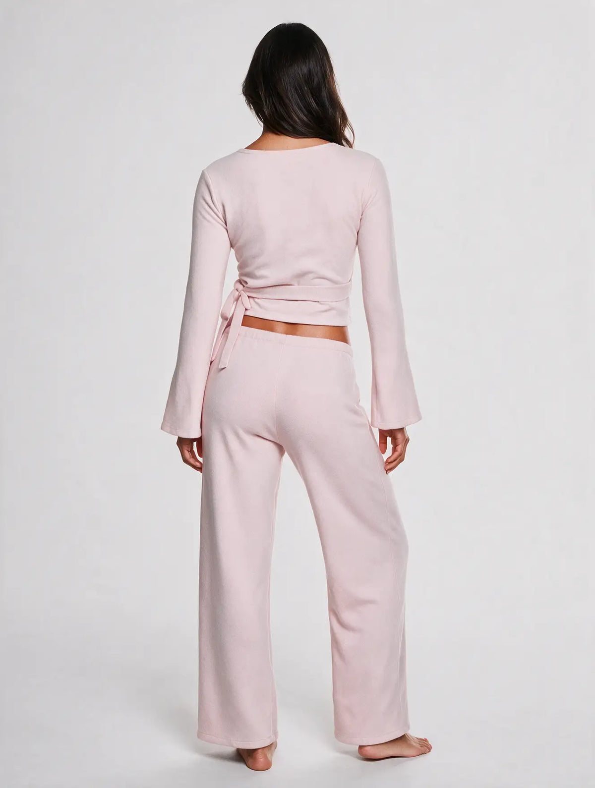 Fleece-Lined Drawstring Lounge Set