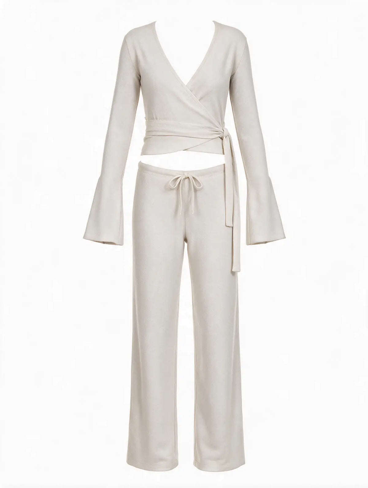 Fleece-Lined Drawstring Lounge Set