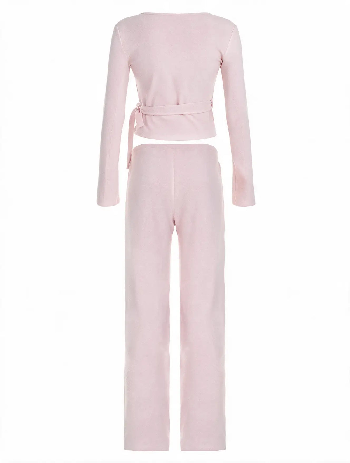 Fleece-Lined Drawstring Lounge Set