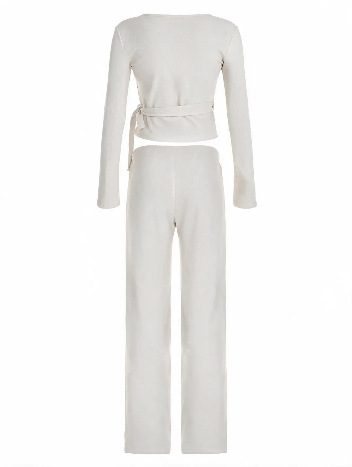 Fleece-Lined Drawstring Lounge Set