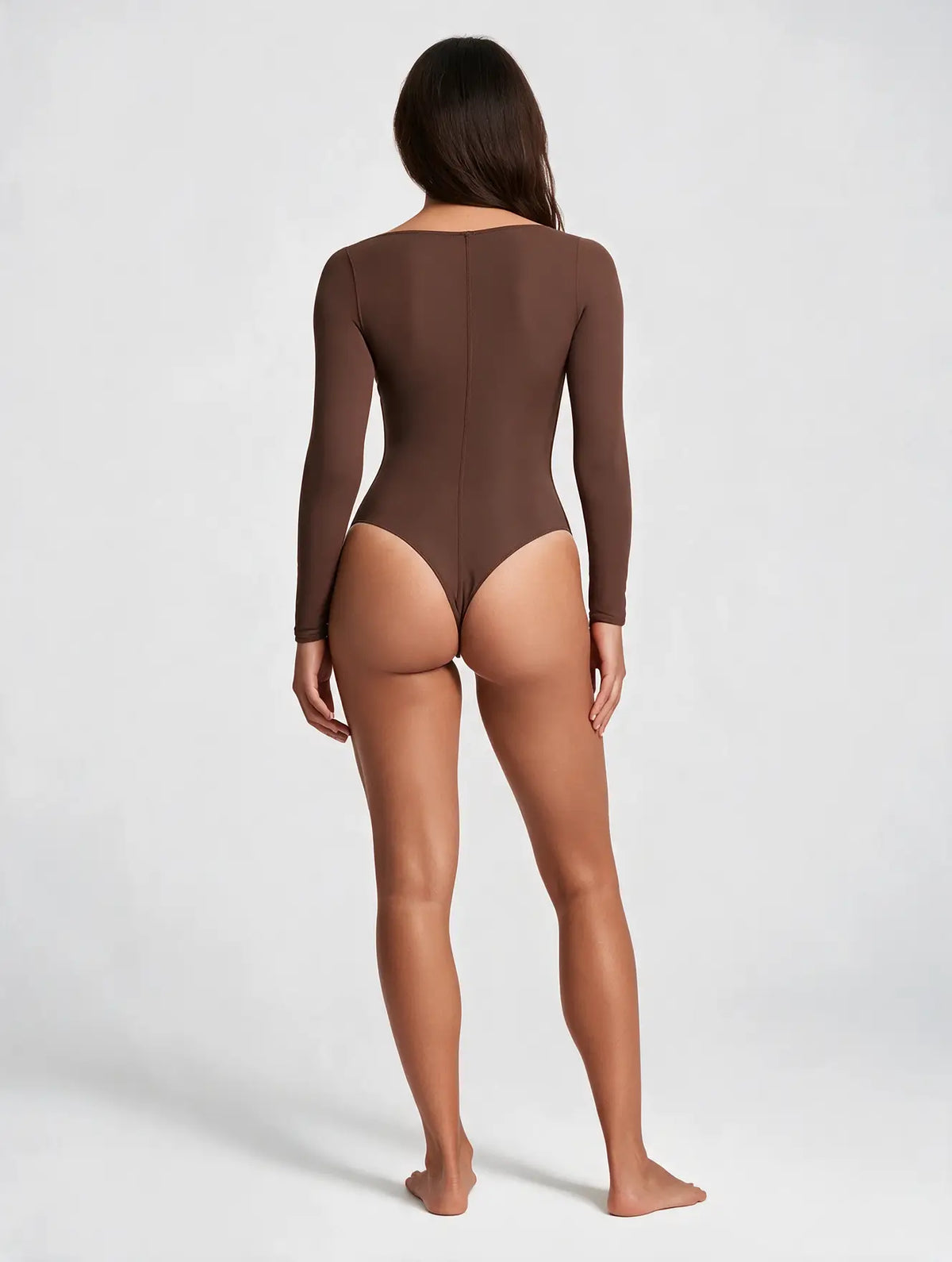 Seamless Shaping Long Sleeve Bodysuit