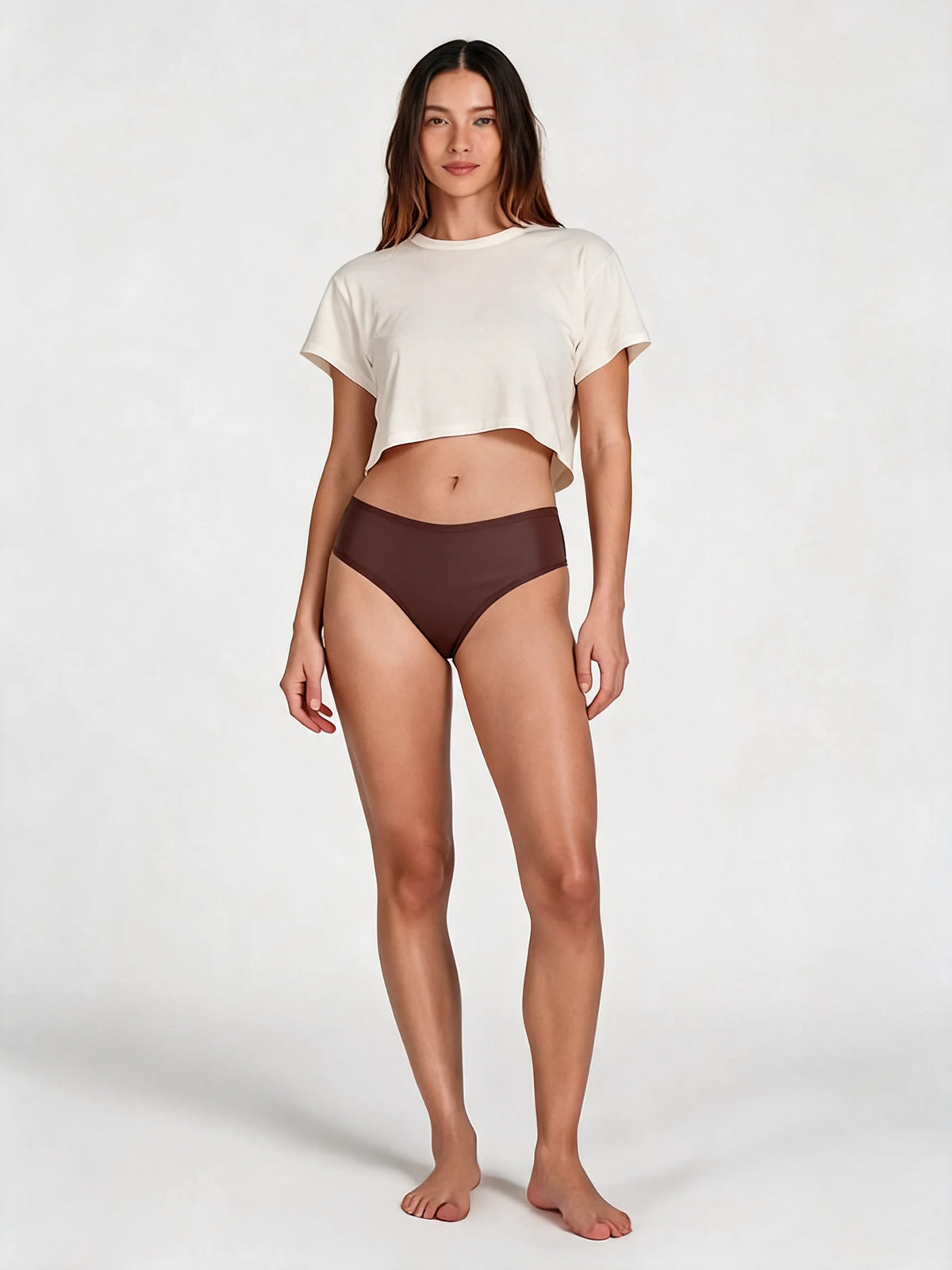 Womens High-Waisted Breathable Traceless Briefs