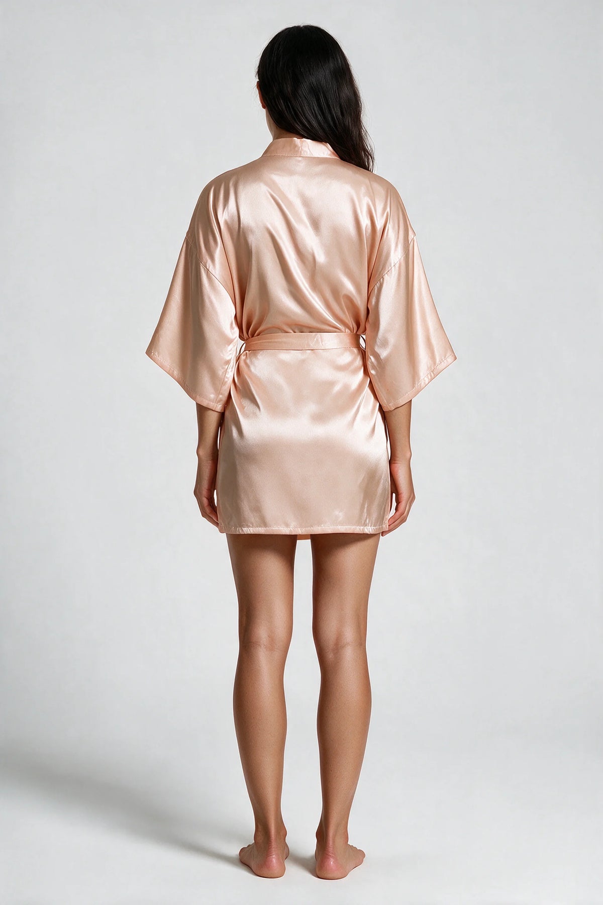 Satin Tie-Waist Robe