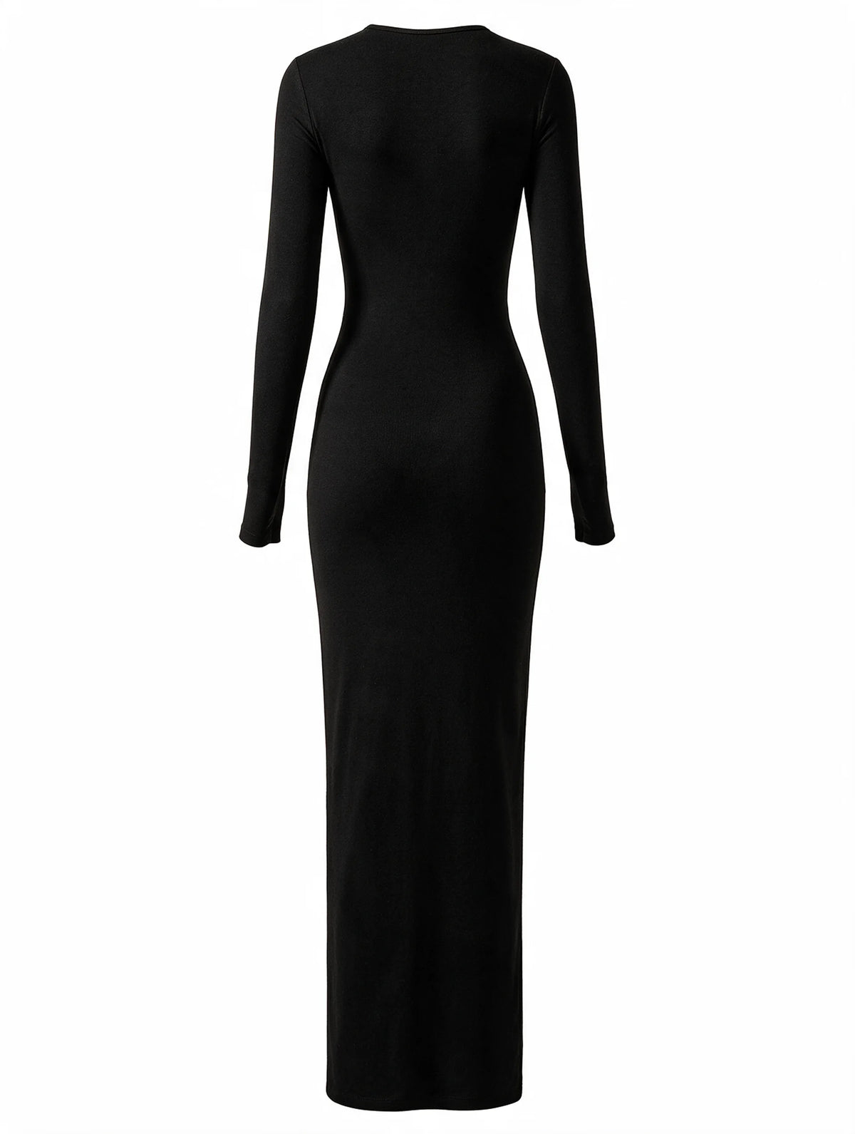 Long Sleeve Sculpt Maxi Dress