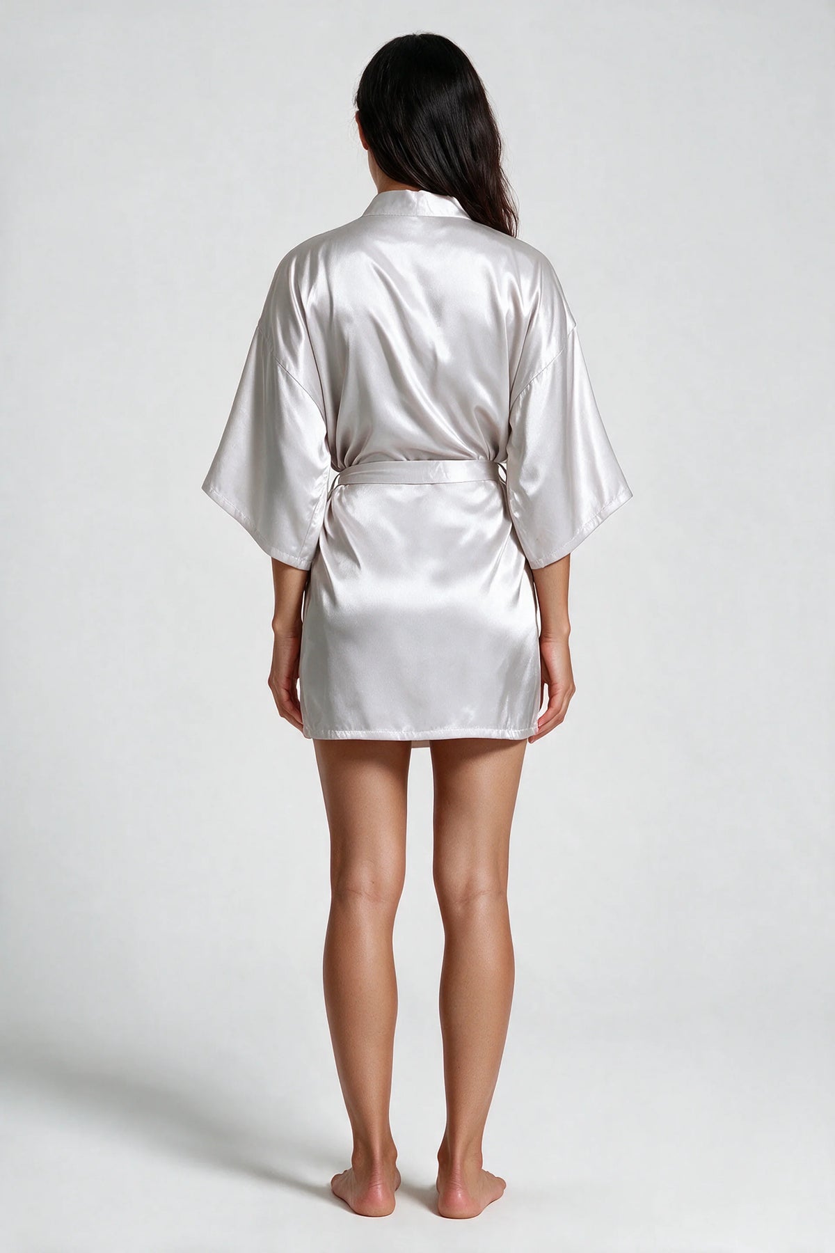 Satin Tie-Waist Robe