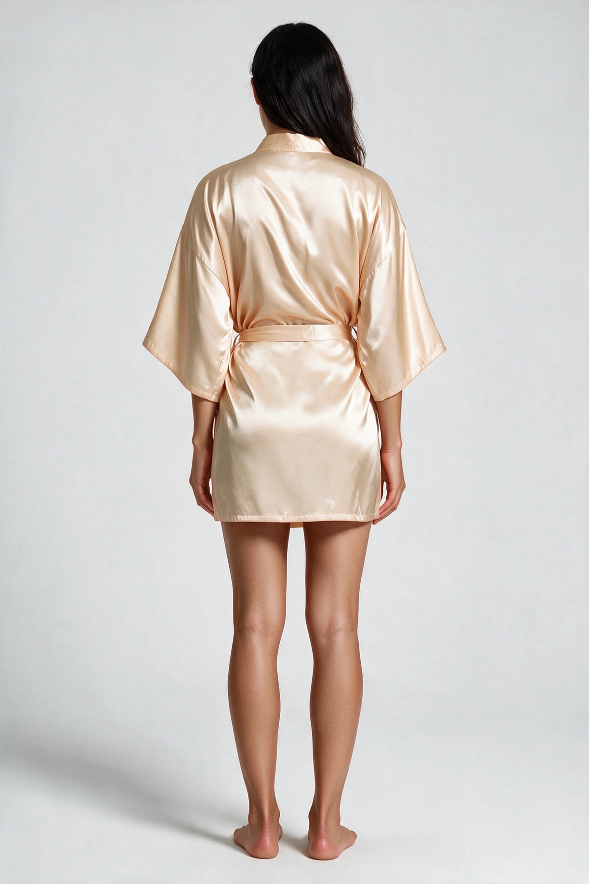 Satin Tie-Waist Robe