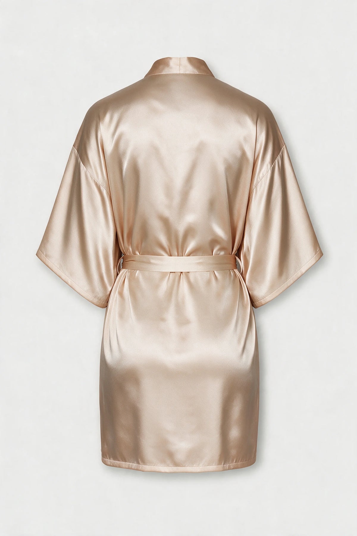 Satin Tie-Waist Robe