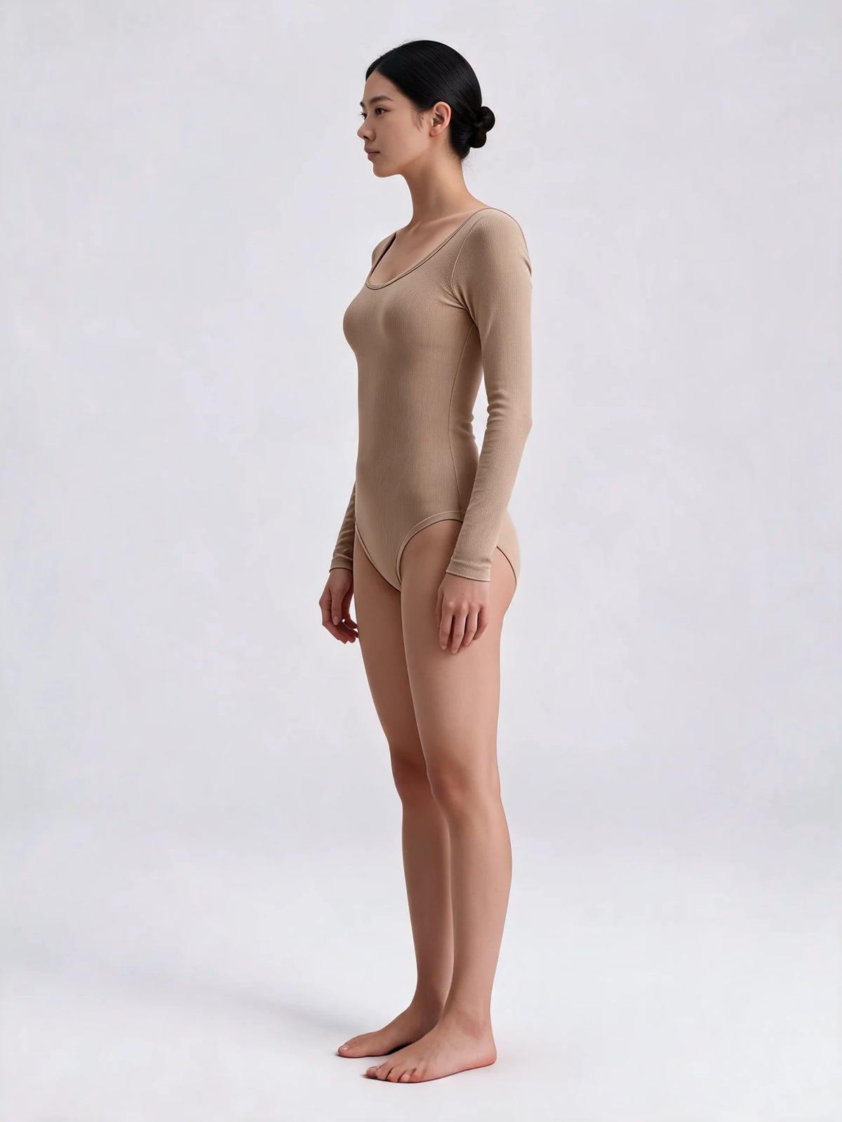 Auvella Long Sleeve Sculpting Bodysuit