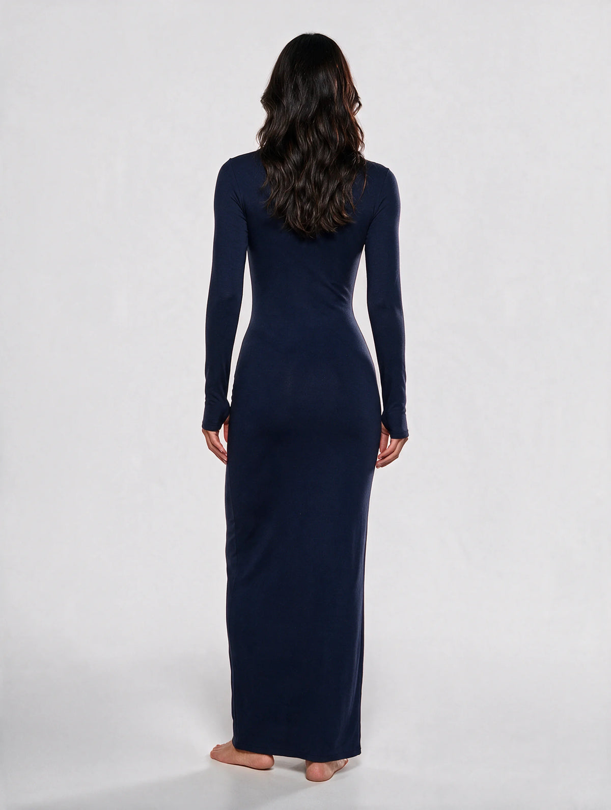Long Sleeve Sculpt Maxi Dress