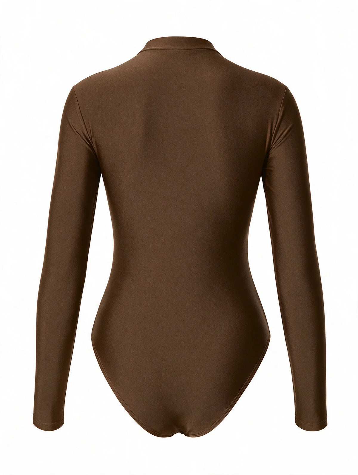 Long Sleeve Zip One-Piece Swimsuit