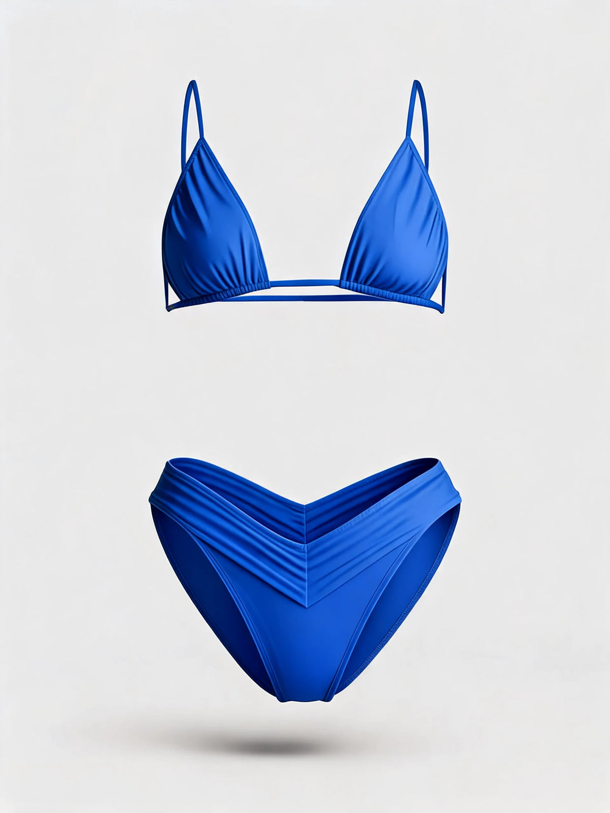Solid Colour Bikini Set