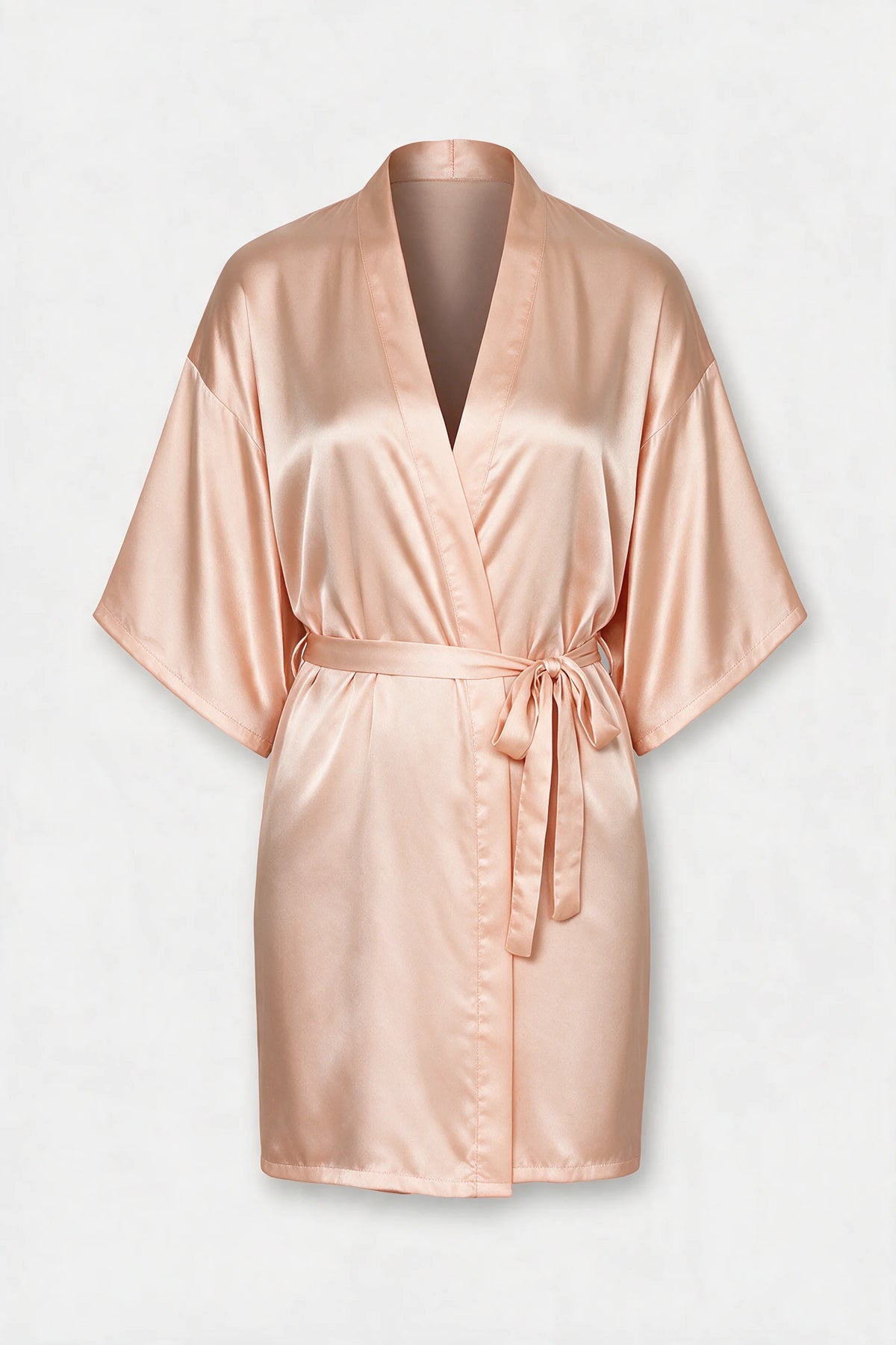 Satin Tie-Waist Robe