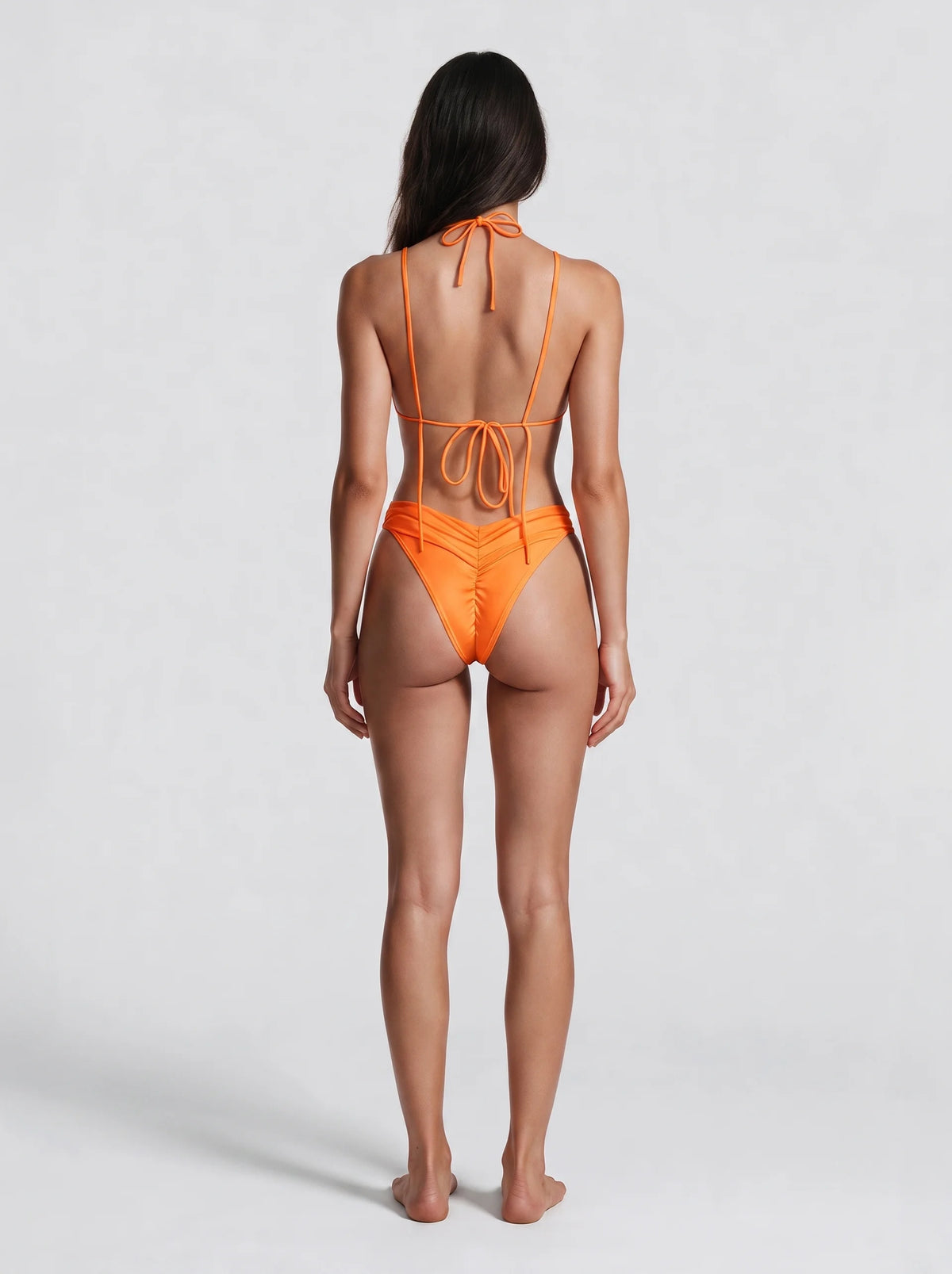 Solid Colour Bikini Set