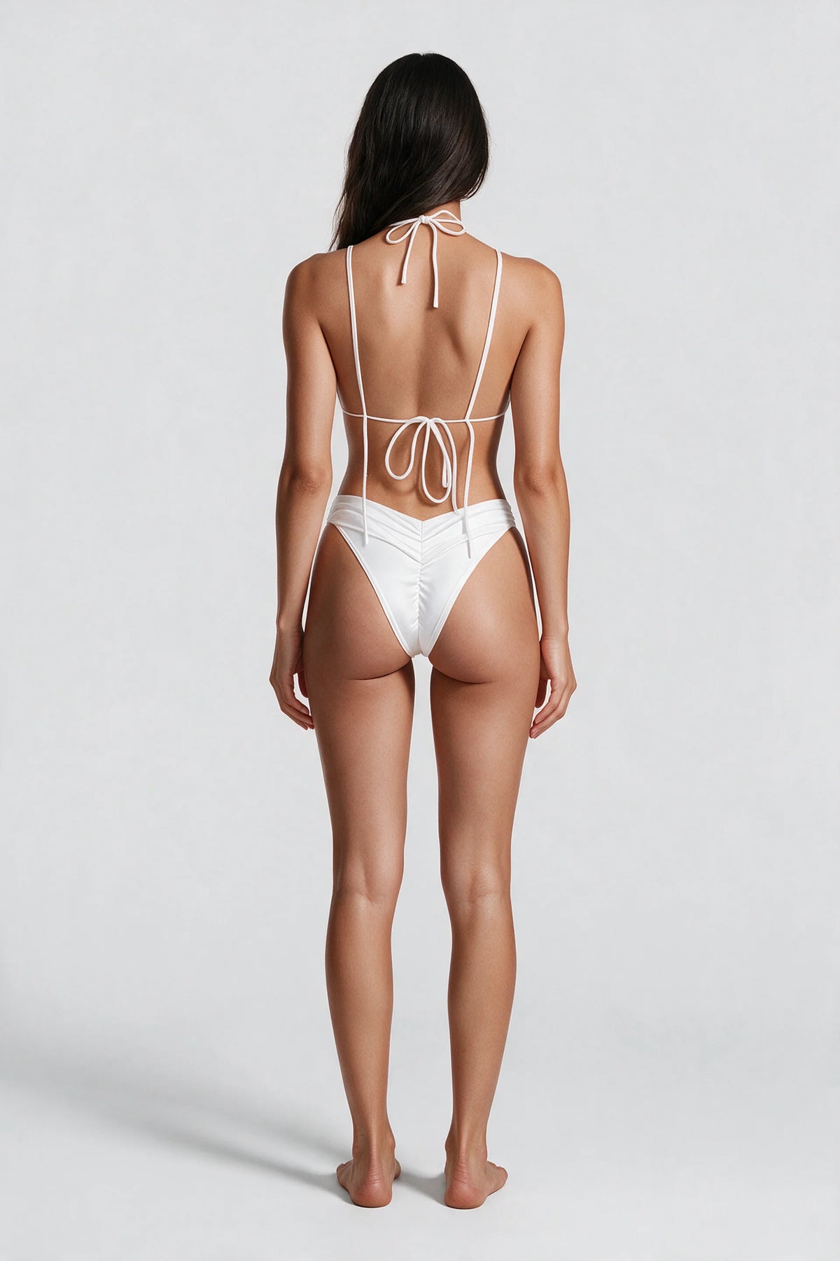 Solid Colour Bikini Set