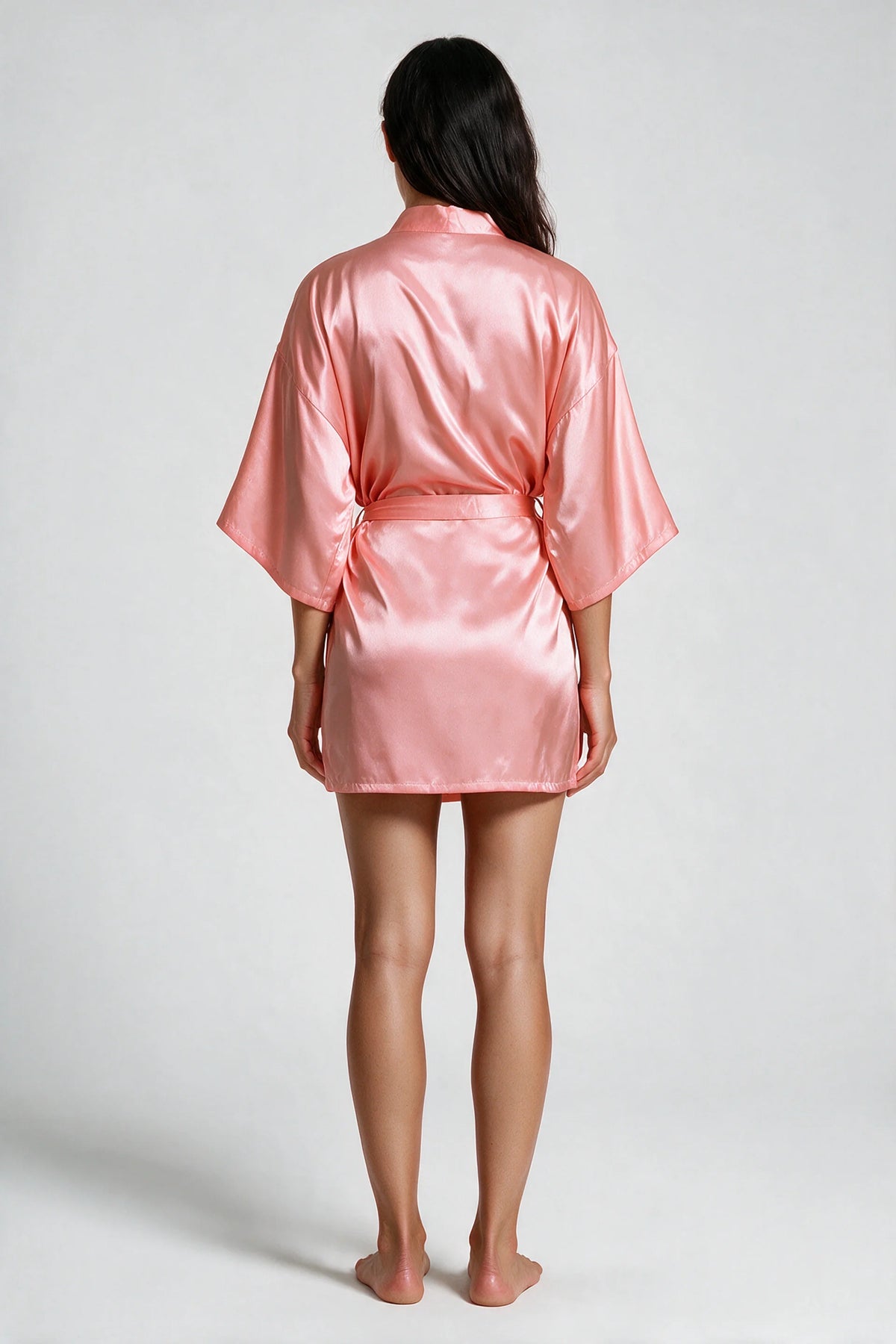 Satin Tie-Waist Robe