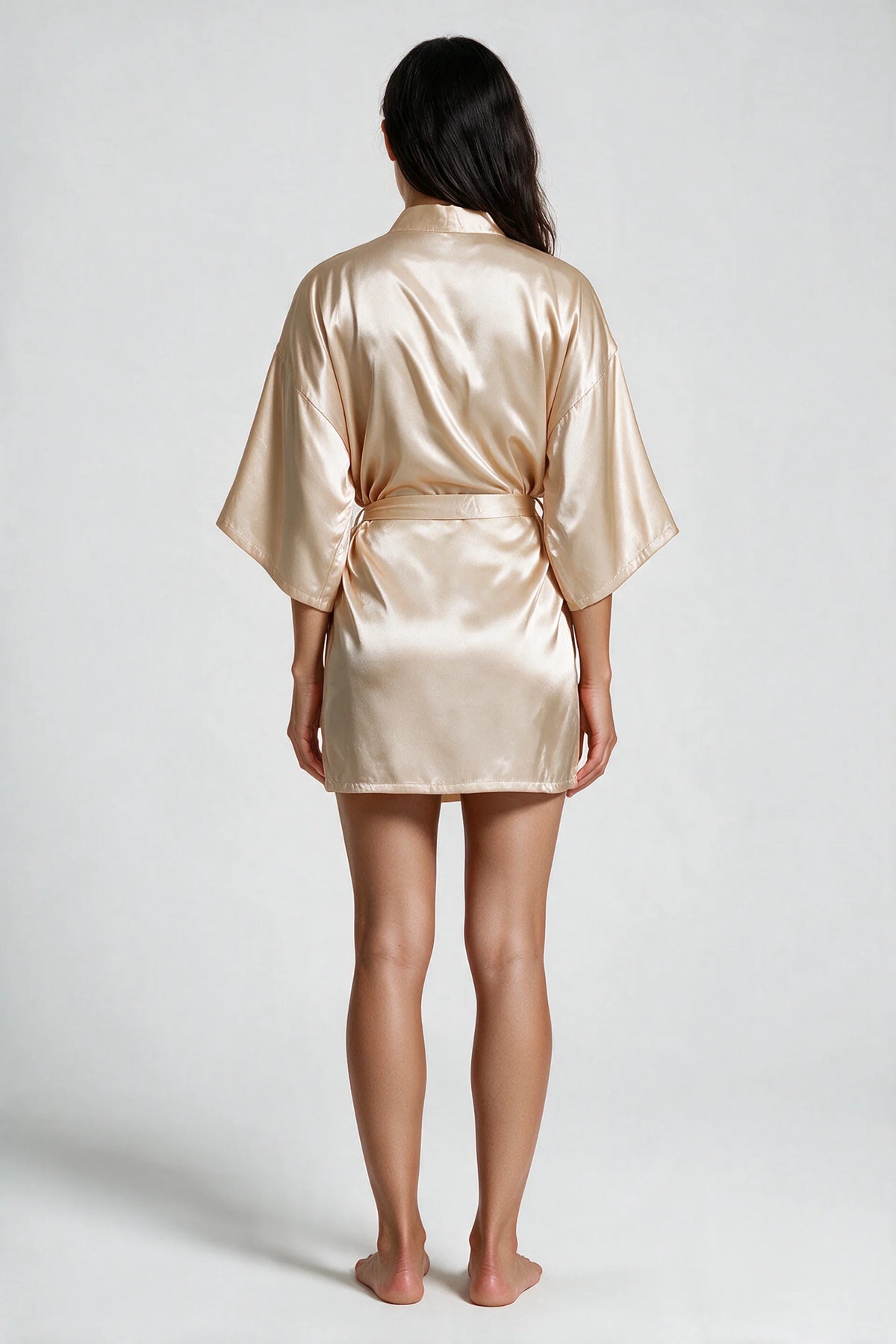Satin Tie-Waist Robe