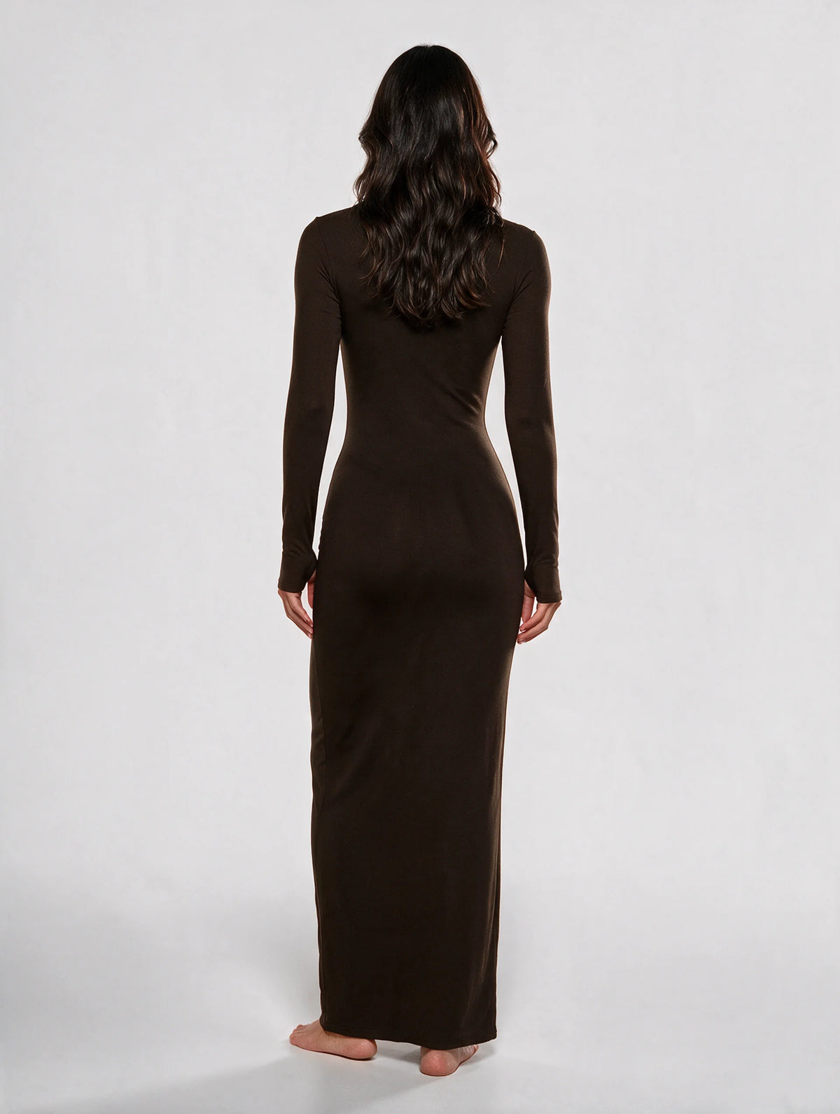 Long Sleeve Sculpt Maxi Dress