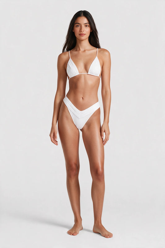 Solid Colour Bikini Set