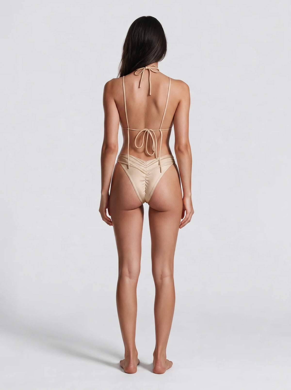 Solid Colour Bikini Set
