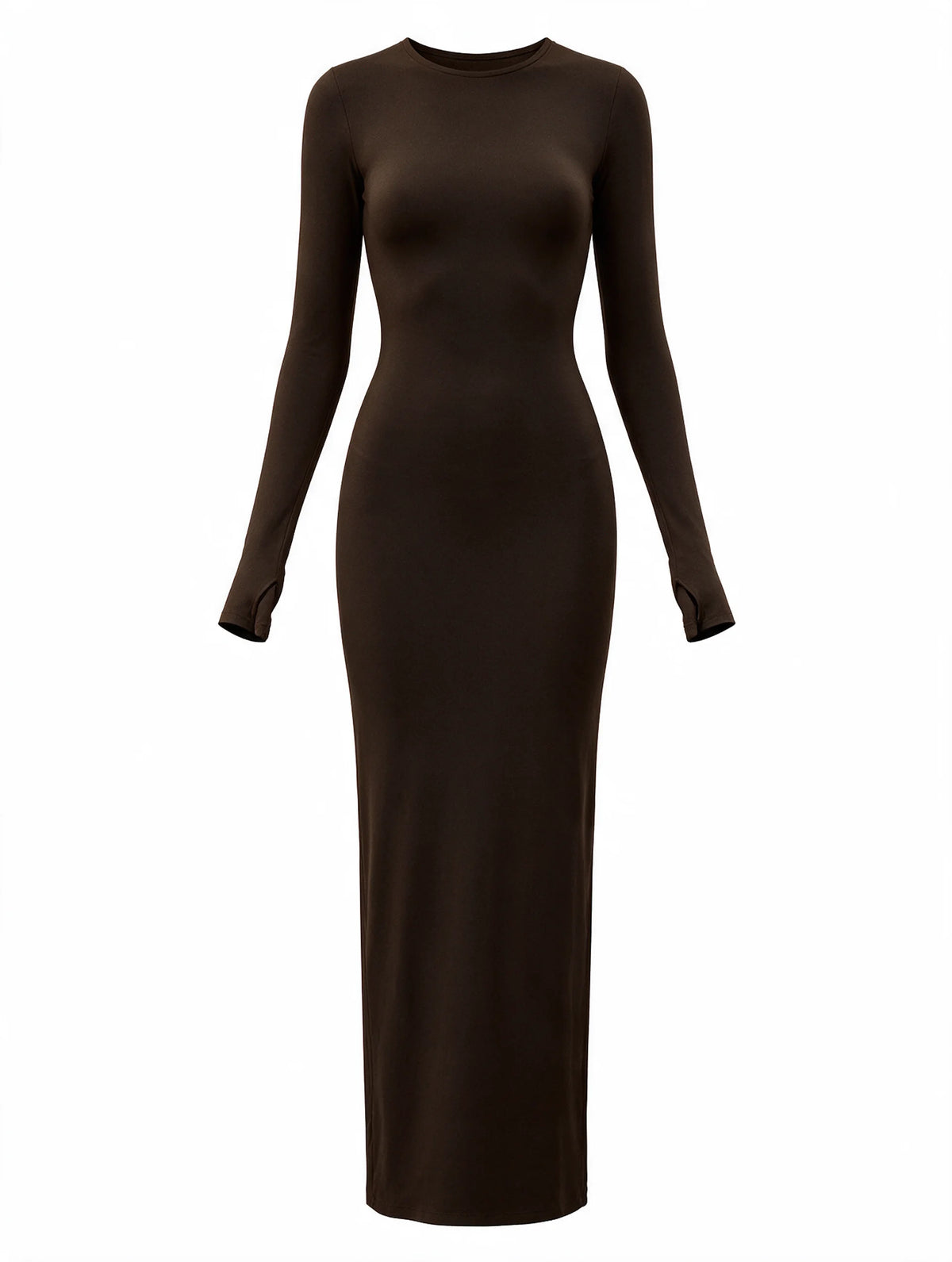 Long Sleeve Sculpt Maxi Dress