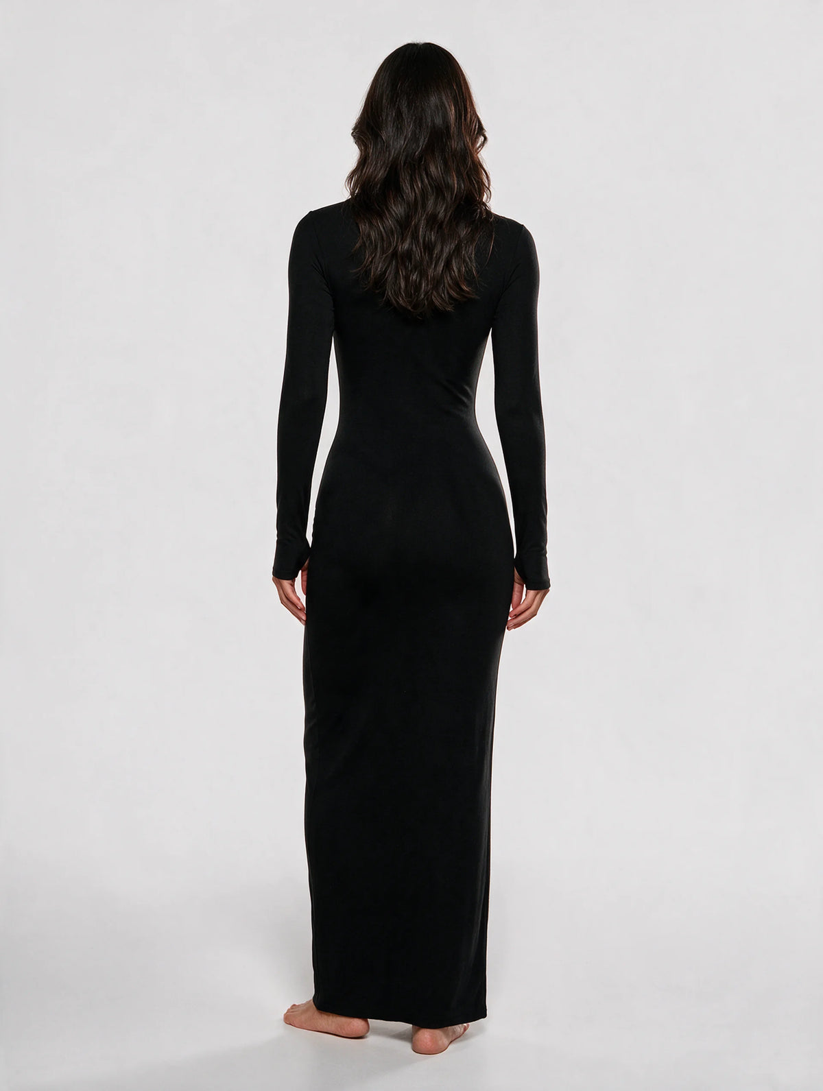 Long Sleeve Sculpt Maxi Dress