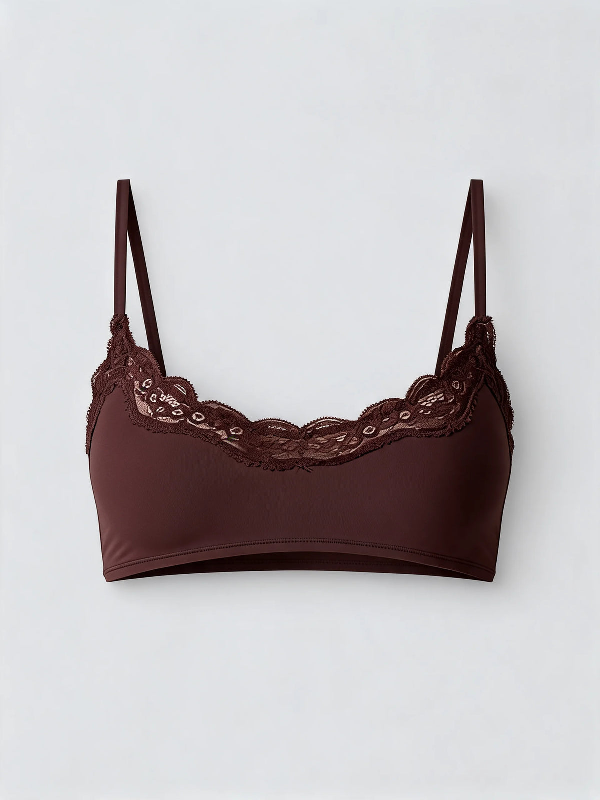 Lace Scoop Bralette Comfortable Seamless Underwear