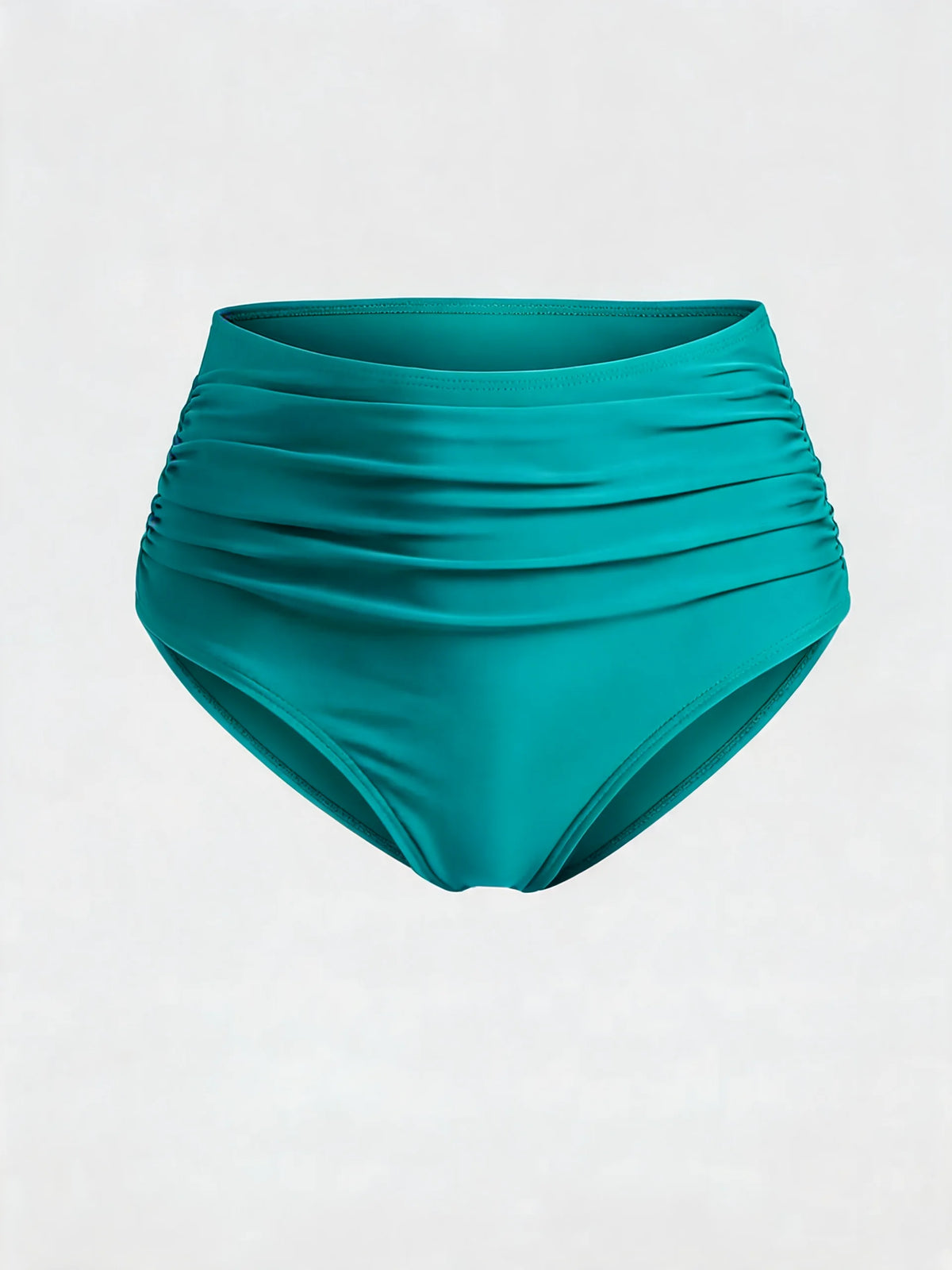 Women's High Waisted Ruched Bikini Bottoms