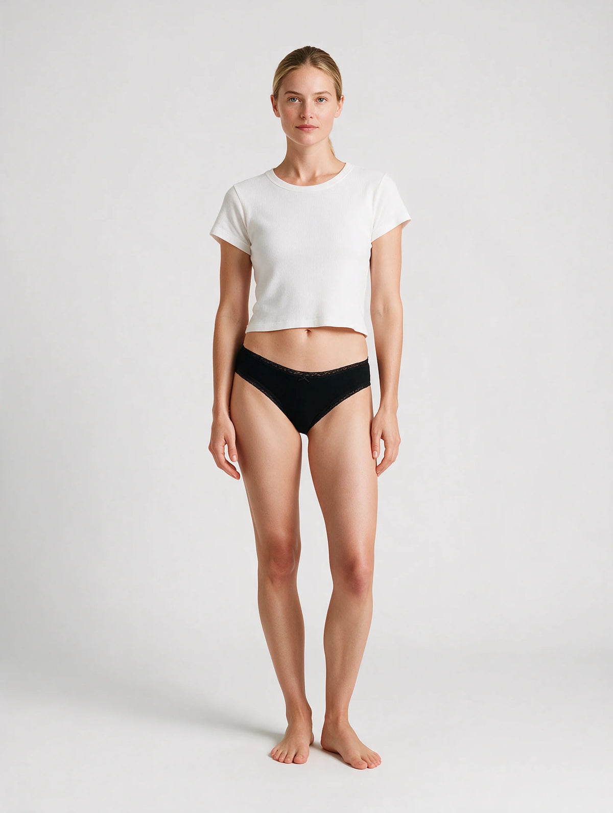 Cotton Lace Brief