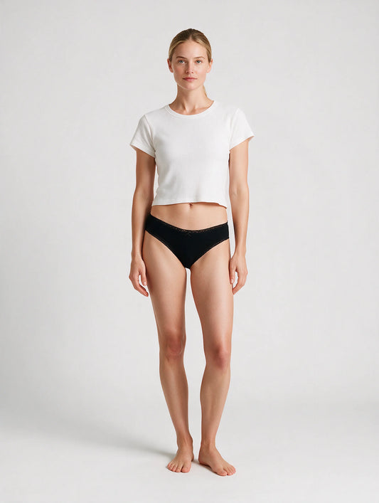 Cotton Lace Brief