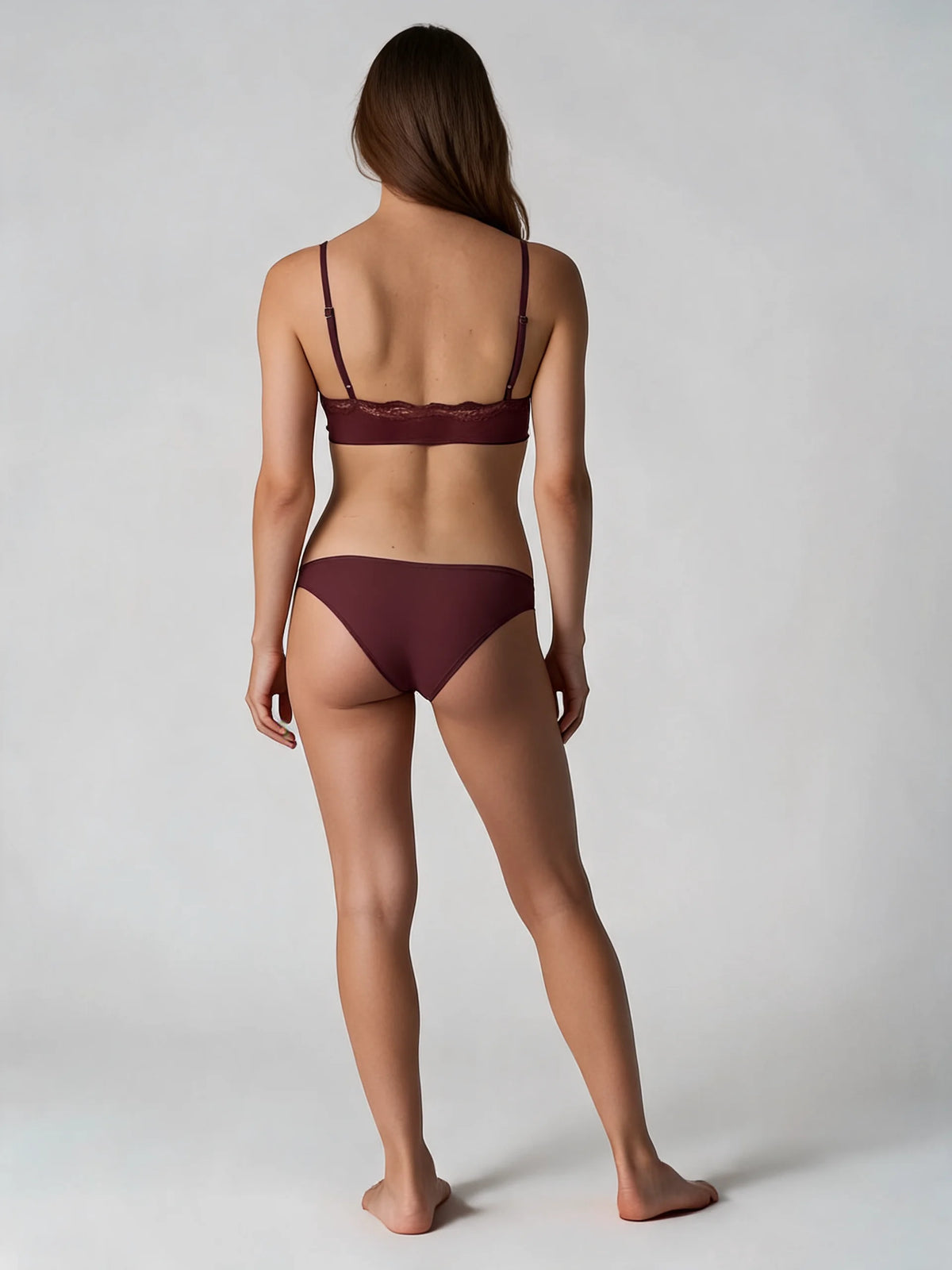 Lace Scoop Bralette Comfortable Seamless Underwear