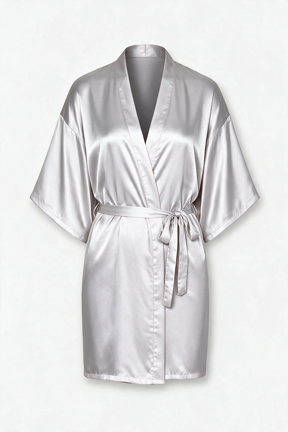 Satin Tie-Waist Robe