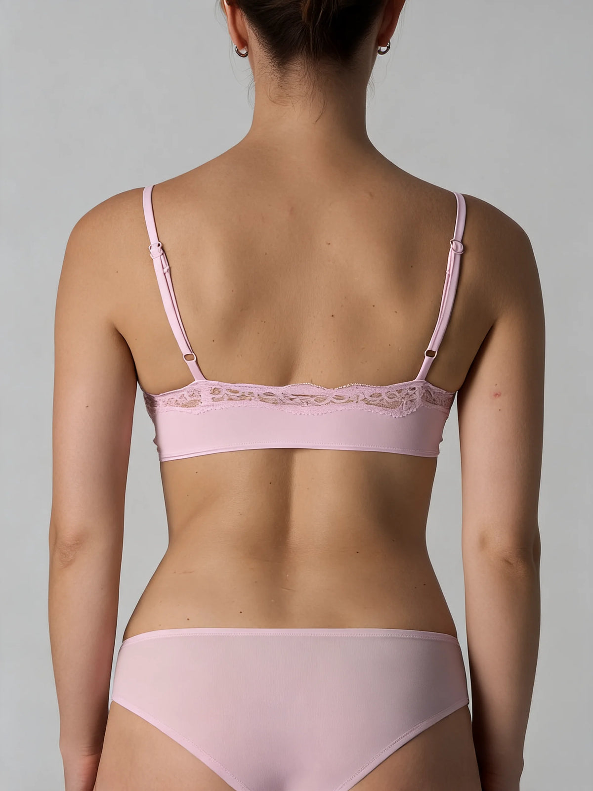 Lace Scoop Bralette Comfortable Seamless Underwear