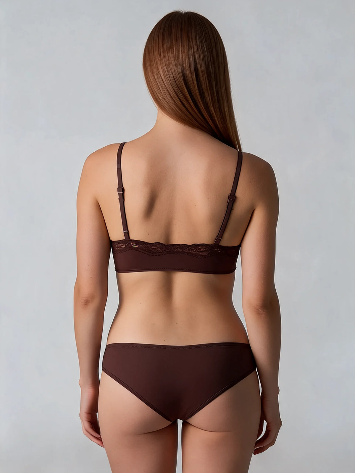 Lace Scoop Bralette Comfortable Seamless Underwear