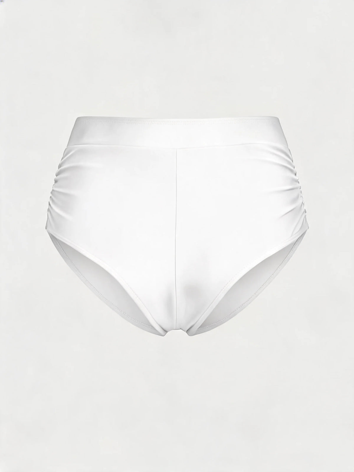Women's High Waisted Ruched Bikini Bottoms