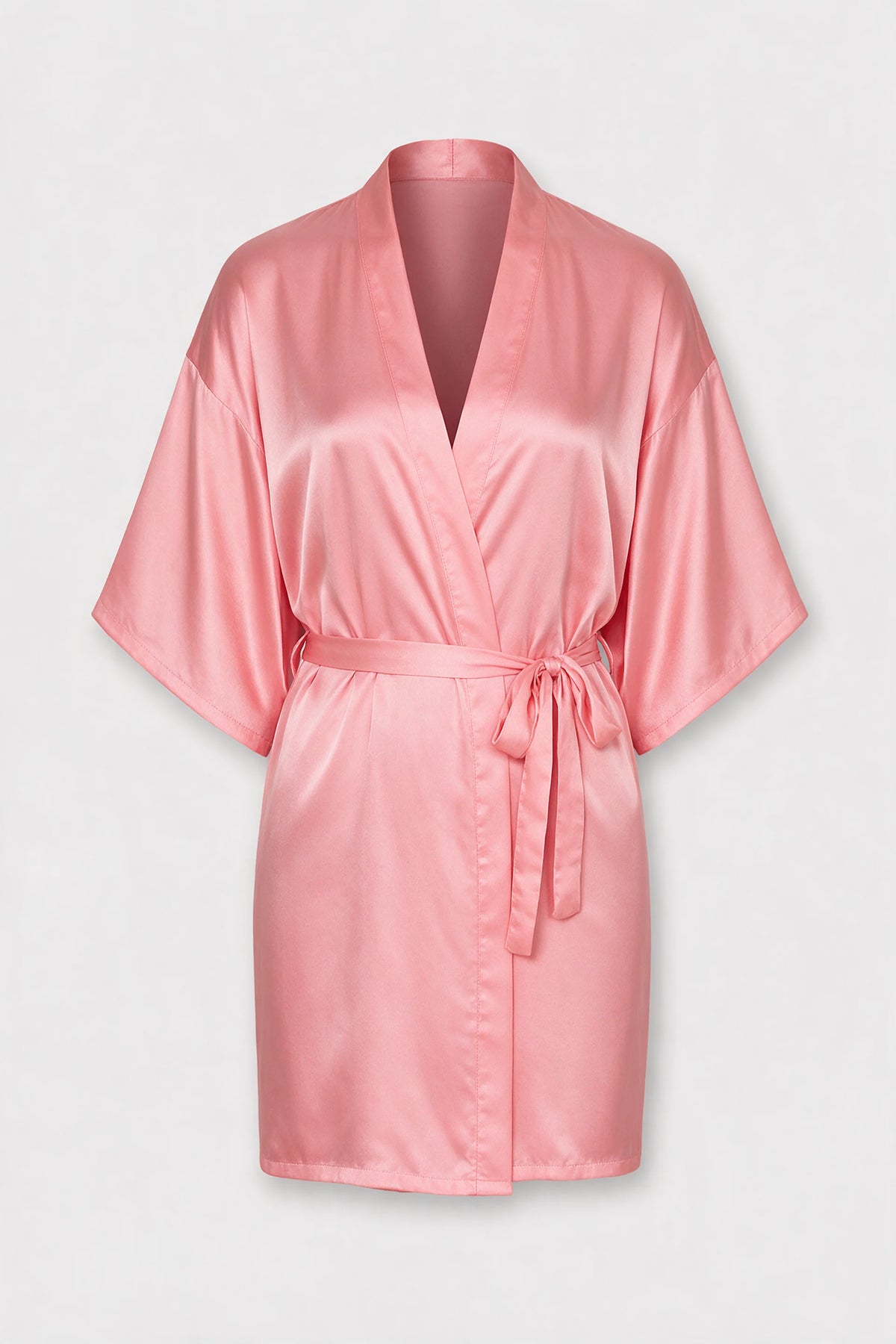 Satin Tie-Waist Robe