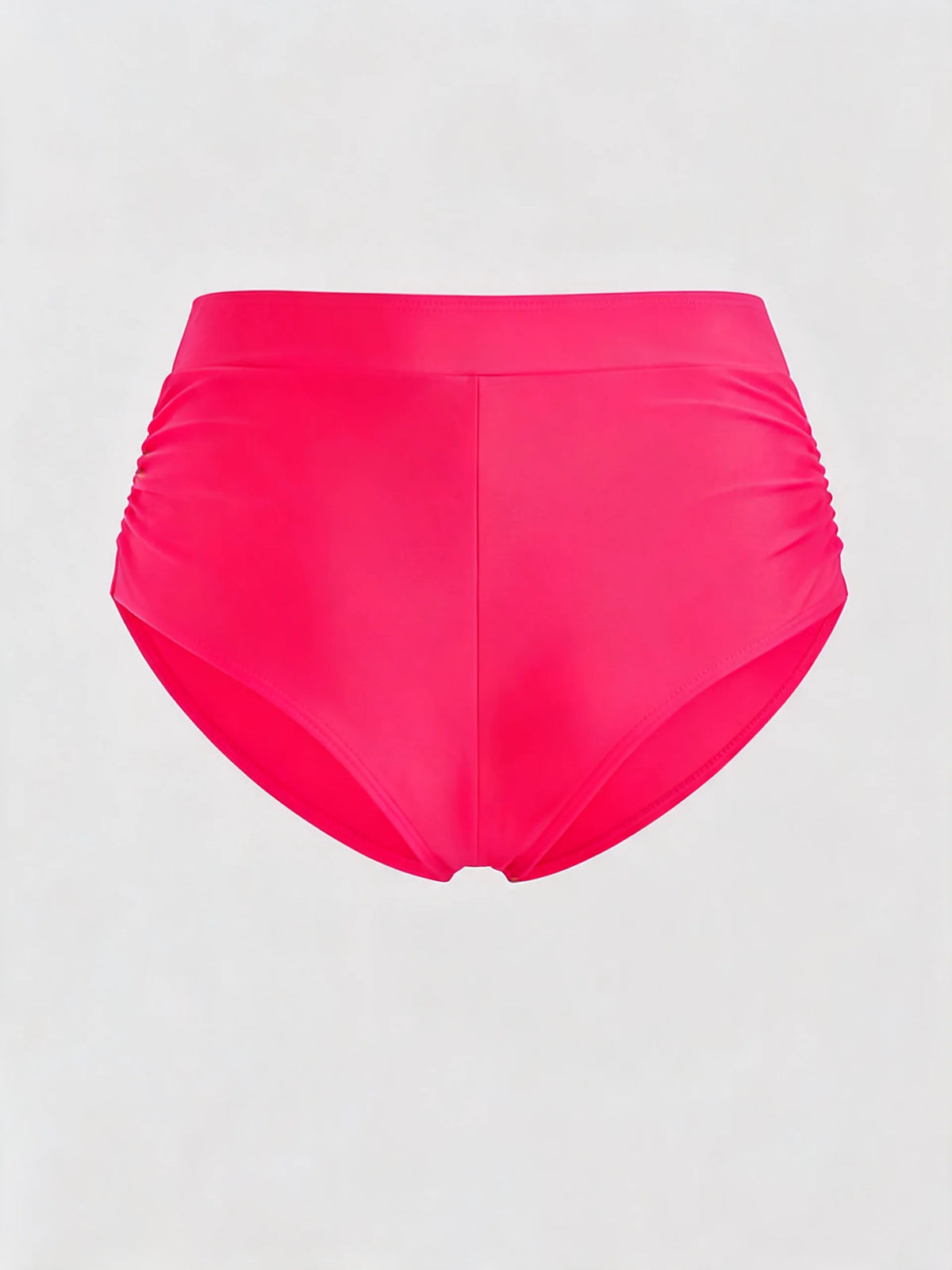 Women's High Waisted Ruched Bikini Bottoms