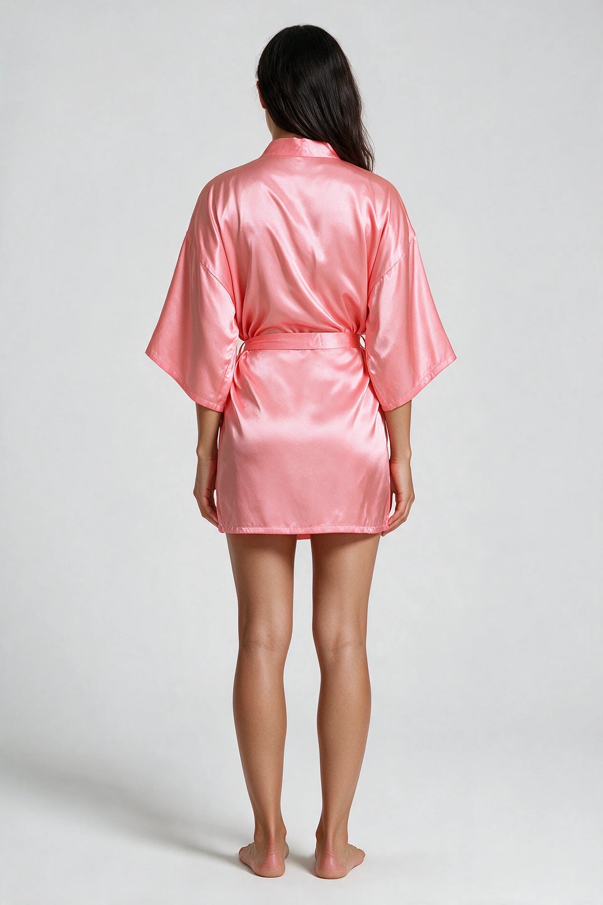 Satin Tie-Waist Robe