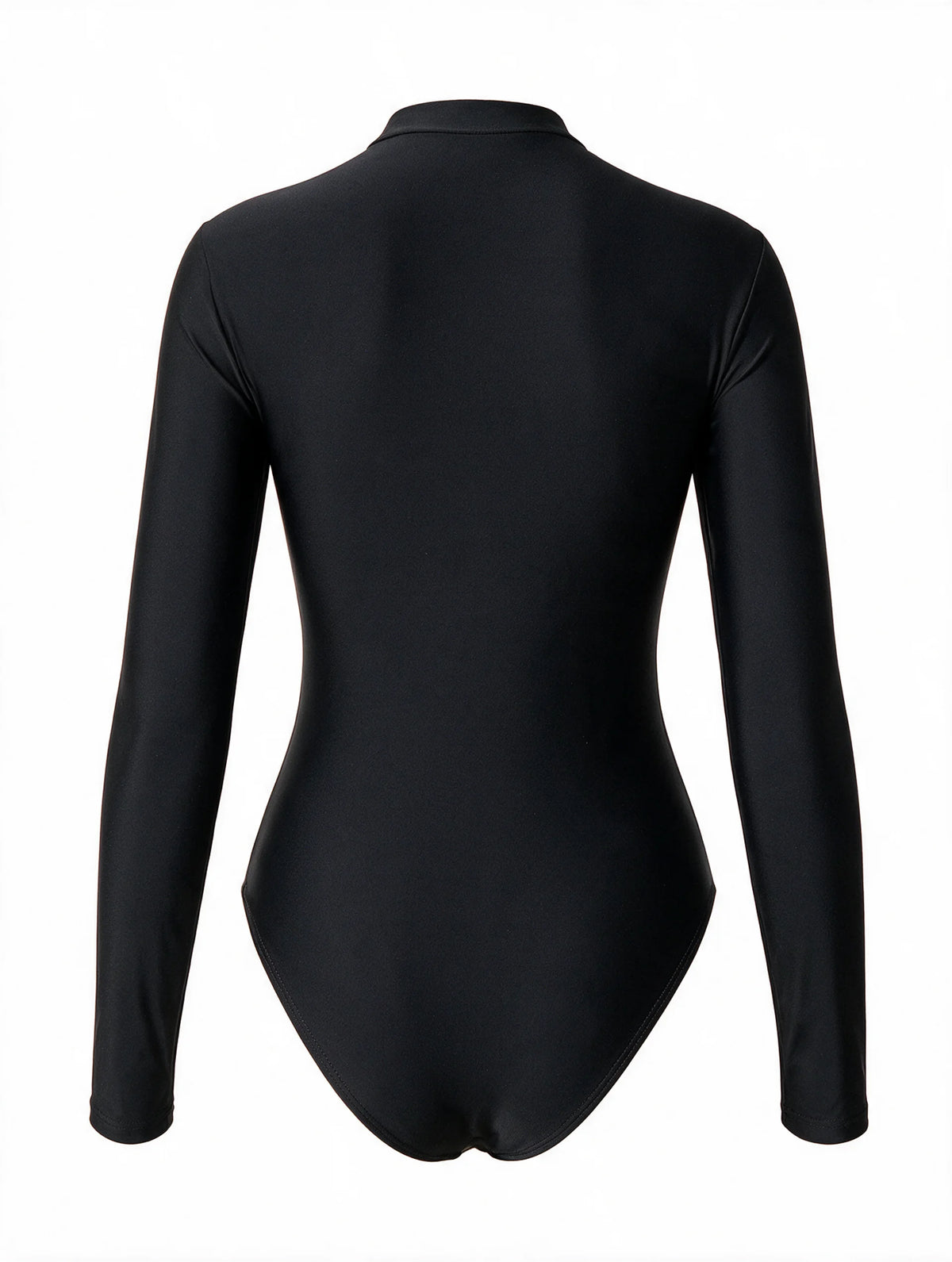 Long Sleeve Zip One-Piece Swimsuit
